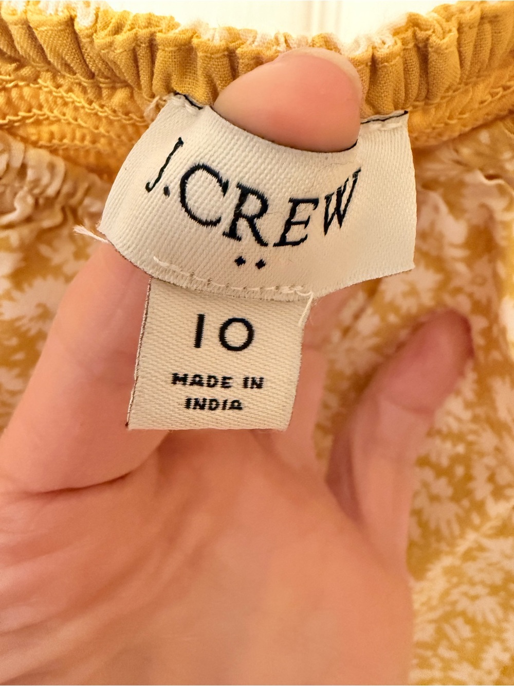 J Crew Factory Yellow Floral Ruffle Midi Dress - Women's Summer Sundress - Picture 4 of 6